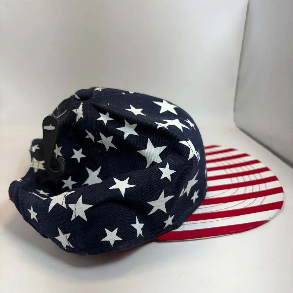 Youth Stars and Stripes Snapback Hat Navy Red White Patriotic SB3YJ2PLK OSFM